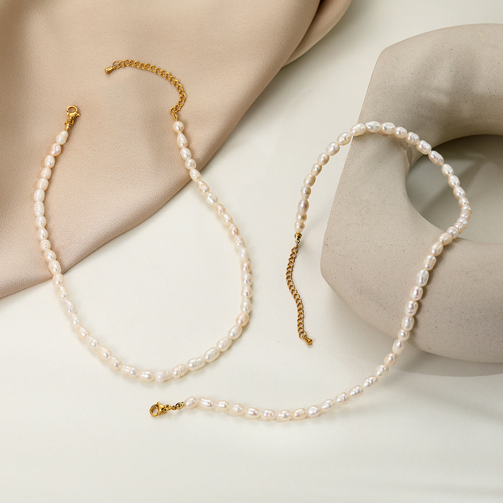 Pearl Necklace Light Luxury Minority Clavicle Chain
