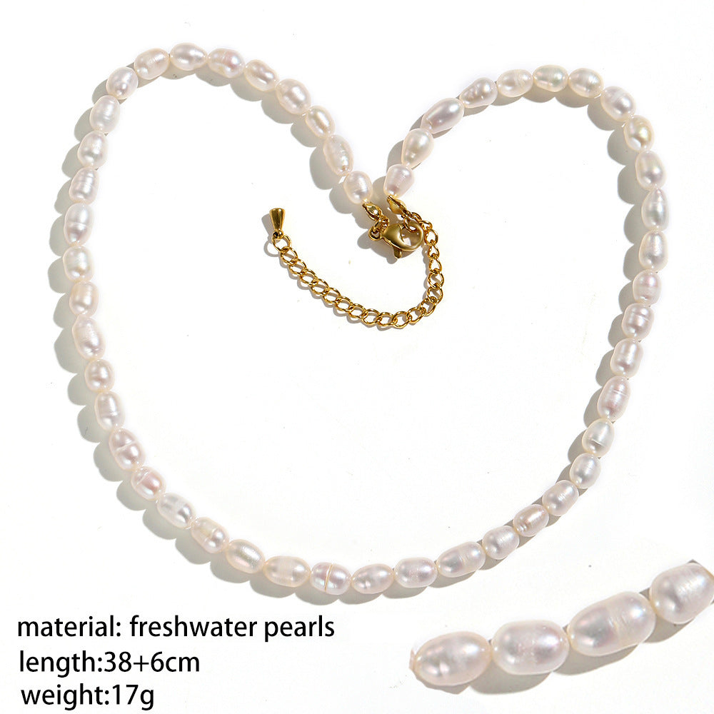 Pearl Necklace Light Luxury Minority Clavicle Chain