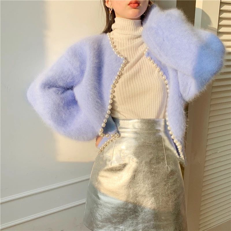 Korean Style Wool Cardigan Sweater
