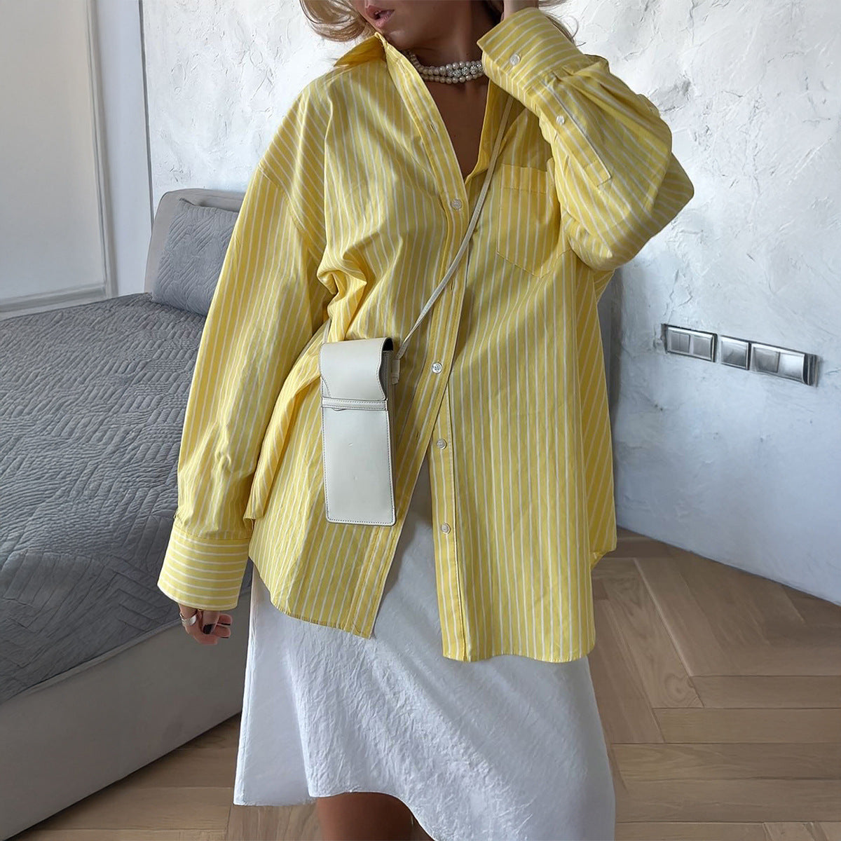 Casual Style Button Top Shirt