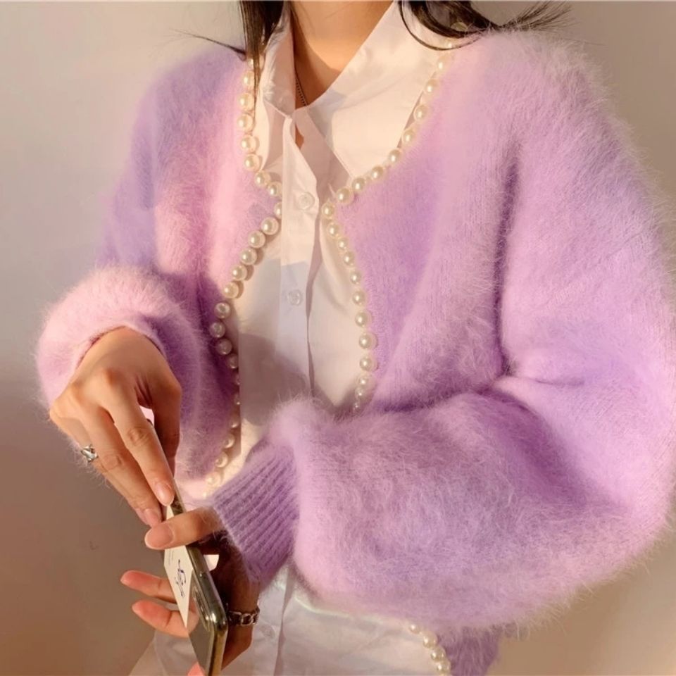 Korean Style Wool Cardigan Sweater