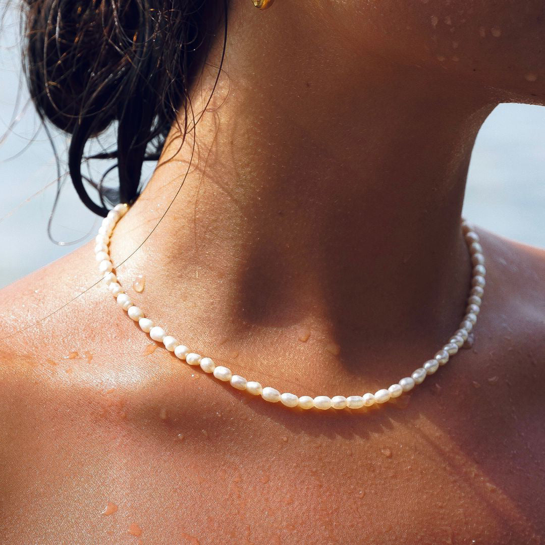 Pearl Necklace Light Luxury Minority Clavicle Chain