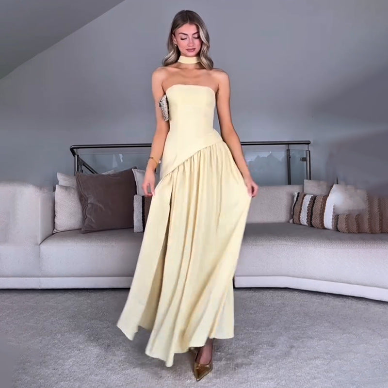 Tube-top Backless Dress