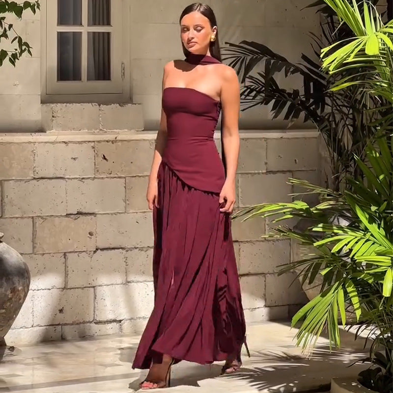Tube-top Backless Dress