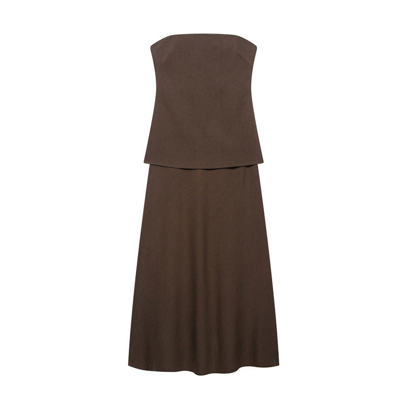 Slim Fit Tube Top Dress
