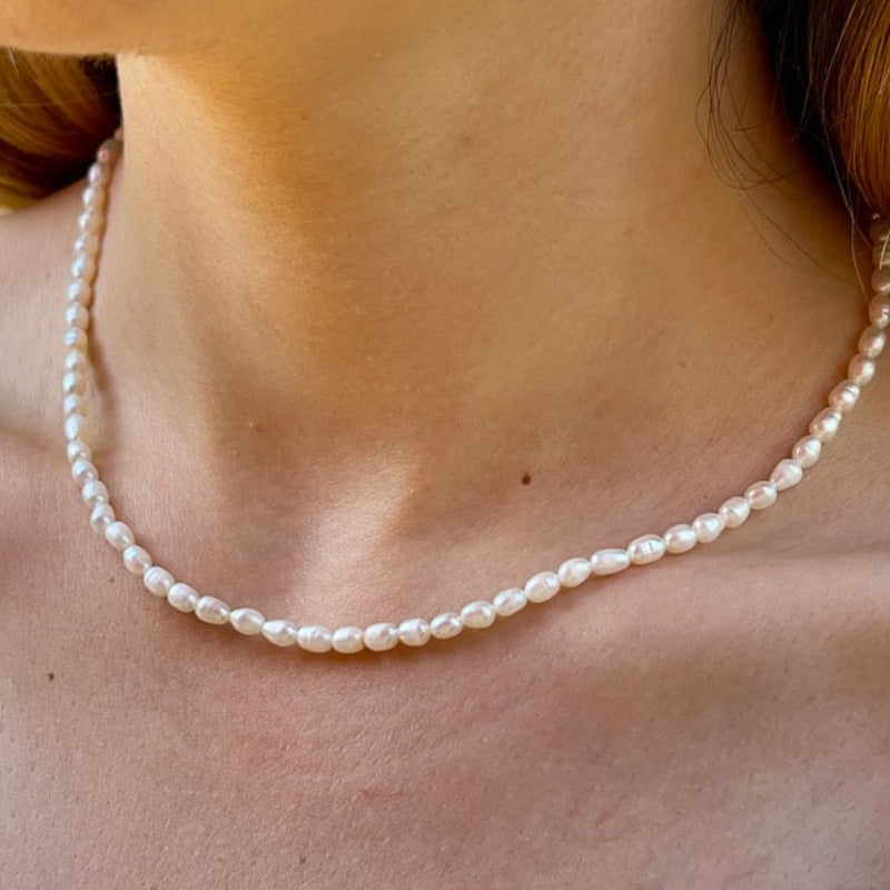 Pearl Necklace Light Luxury Minority Clavicle Chain