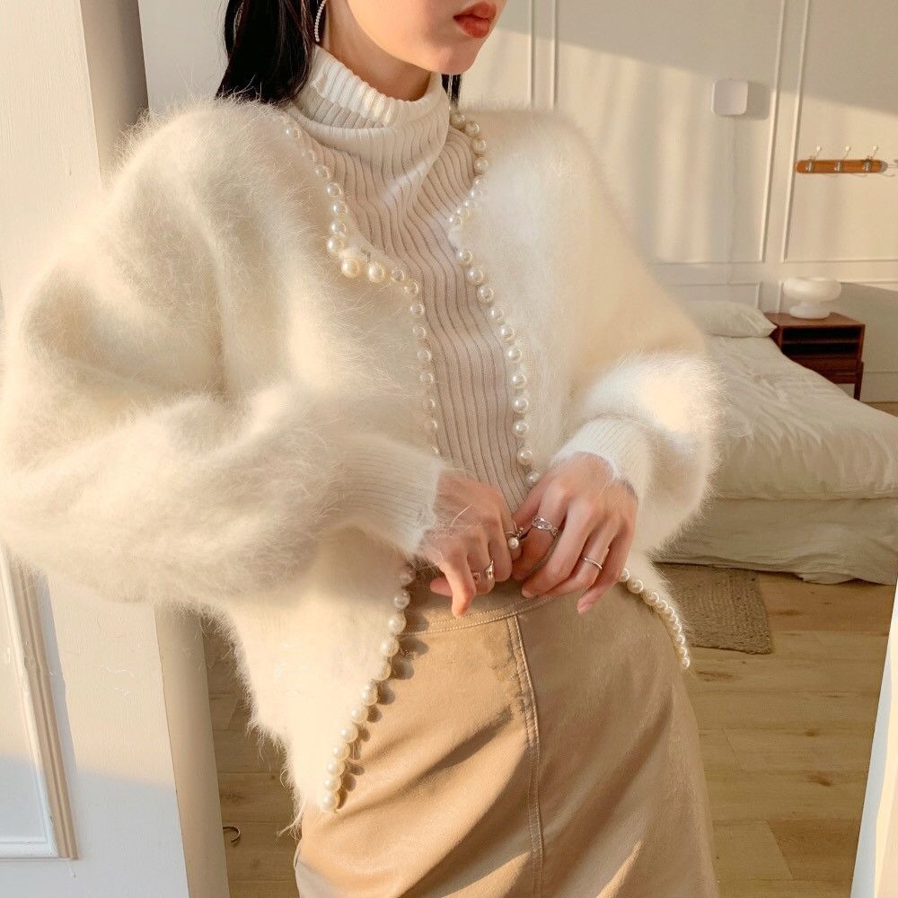 Korean Style Wool Cardigan Sweater