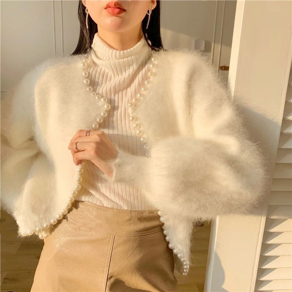 Korean Style Wool Cardigan Sweater